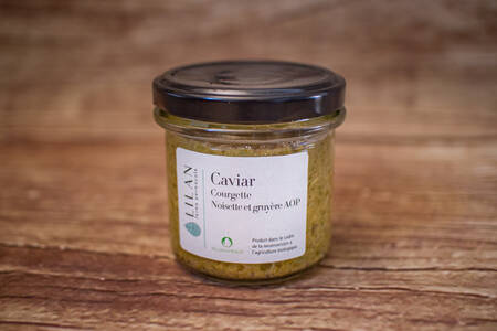 Caviar de Courgette, noisette et gruyère AOP 120 g BIO