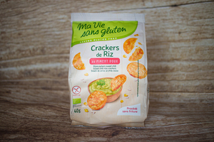 crackers de riz au piment doux sans gluten 40 g BIO