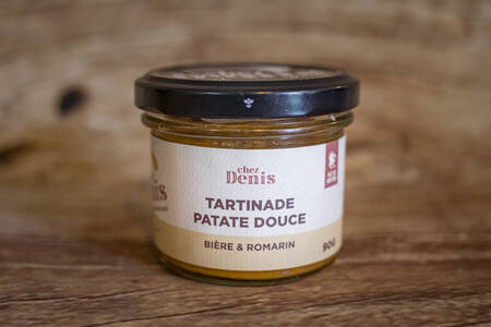tartinade Patate douce, bière et romarin 90 g 