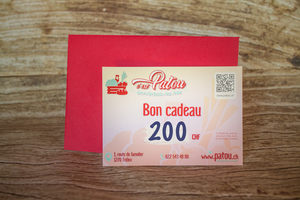 Bon cadeau 200 CHF  