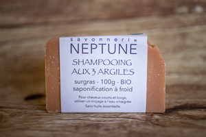 Shampooing aux 3 argiles 100 g BIO